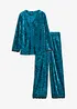 Loungwear i skimrende fløyel, bonprix