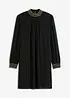 Blusekjole av lett chiffon med perlebroderi, bonprix