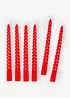 Vridde lys (6-pack), bonprix