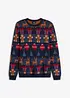 Genser med julemotiv av resirkulert polyakryl, bonprix