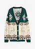 Cardigan med julemotiv, bonprix