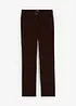 Kordfløyelsbukse med stretch, Straight, bonprix