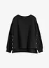 Oversized sweatshirt i ren økologisk bomull, bonprix