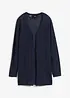 Cardigan i ren bomullsslub, bonprix