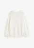 Oversized genser med dyp utringning i ryggen, bonprix