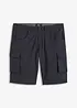 Bermudashorts i 100% bomull med cargolommer, Relaxed Fit, bonprix