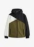 Vinterjakke med hette og colorblocking, bonprix