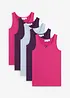 Singlet med myk bomull (5-pack), bonprix