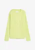 Oversized genser med flettemønster, bonprix