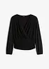 Langermet topp med mesh, bonprix