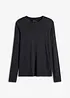 Langermet topp med mesh, bonprix