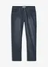 Regular Fit-kordfløyelsbukse med stretch i vasket stil, Straight, bonprix