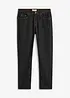 Classic Fit-jeans med linning som er elastisk i sidene, Straight, bonprix