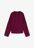 Ribbestrikket genser, kort, bonprix