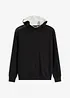 Termo-sweatshirt med hette og glidelås, varmt fôret, bonprix