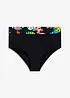 High Waist bikinibukse med normalt skåret bukse, bonprix