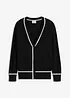 Cardigan med V-hals, bonprix