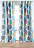 Lystett gardin med print og resirkulert polyester (1-pack), bonprix
