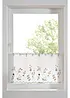 Gardinkappe med blomsterbroderi, bonprix