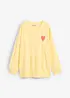 Oversized sweatshirt i økologisk bomull, bonprix