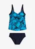 Tankini (2-delt sett) med rynking, bonprix