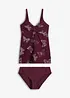 Lang tankini med V-hals (2-delt sett), bonprix