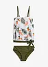 Bandeau tankini med Multiway-stropper, bonprix