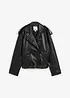 Kort trenchcoat i imitert skinn, bonprix