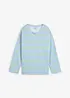 Oversized topp i ren bomull, bonprix