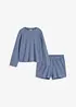 Loungewear-kosedress med shorts i vaflet jersey, bonprix