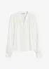 Bluse med crinklet effekt og lurex, bonprix