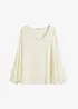 Tunika i chiffon med strass, bonprix