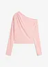 Off-shoulder topp med rynking, bonprix