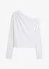 Off-shoulder topp med rynking, bonprix