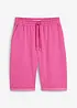 Bermudashorts i trikotmateriale med oppbrett, bonprix