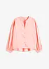 Bluse med lengre bakstykke, bonprix