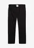 Regular Fit-chinos med belte og stretch, Straight, bonprix
