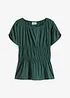 Blusetopp med rynkinger, bonprix
