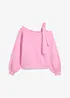 One shoulder-sweatshirt i vid modell, bonprix