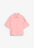 Boxy bluse i lett kreppet materiale, bonprix