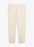 Dressbukse med lin, Regular Fit, bonprix
