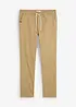 Regular Fit-slip on-bukse med stretch, Straight, bonprix