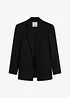 Blazer i lin-look med stripete fôr, bonprix