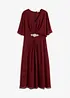 Chiffonkjole med strass-applikasjon, bonprix