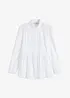Lang bluse med rynking, bonprix