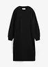 Sweatshirtkjole med puffermer, bonprix
