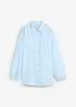 Skjortebluse i bomullspoplin, bonprix