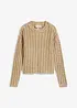 Oversized genser i ren bomull, bonprix