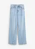 Wide Leg-jeans, High Waist, Low Stretch, bonprix