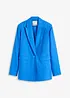 Ledig blazer med lin og bred krage med slag, bonprix